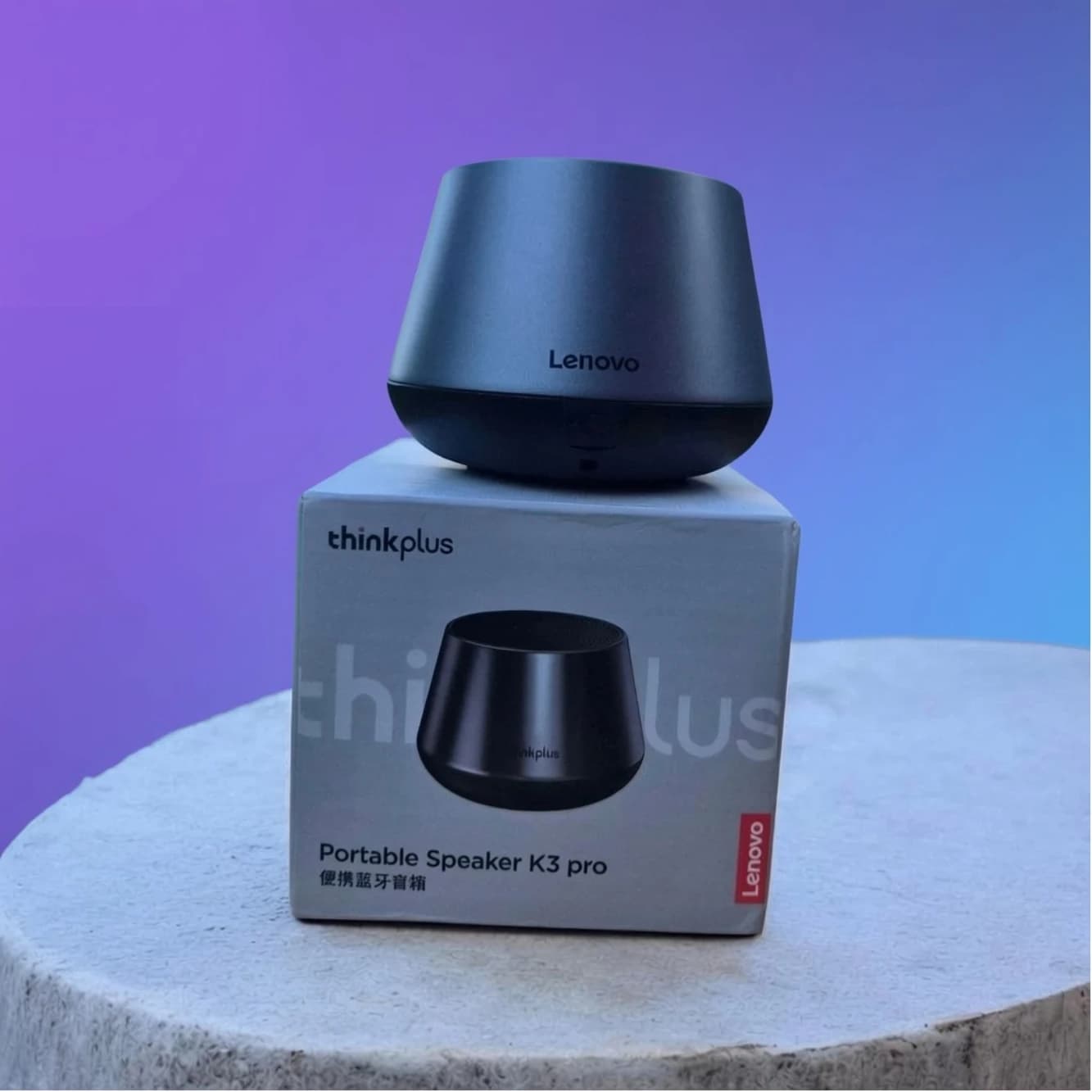 Original Lenovo K3 Pro Bluetooth V5.0 Speaker Big Audio With Deep Bass Sound Outdoor Soundbox Music Portable Camping Loudspeaker